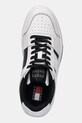 Sneakers boty Tommy Jeans THE BROOKLYN FLATFORM bílá EN0EN02702