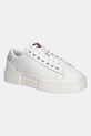 Шкіряні кросівки Tommy Jeans TJW FLATFORM SNEAKER платформа білий EN0EN02698