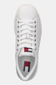 Шкіряні кросівки Tommy Jeans TJW FLATFORM SNEAKER білий EN0EN02698