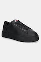 Tommy Jeans sneakersy skórzane TJW FLATFORM SNEAKER platforma czarny EN0EN02698