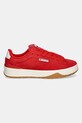 Σουέτ αθλητικά παπούτσια Tommy Jeans TJW SKATE SNEAKER EN0EN02677 κόκκινο SS25