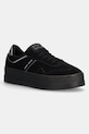 Tommy Jeans sneakersy zamszowe THE GREENWICH FLATFORM ELEVATED platforma czarny EN0EN02676