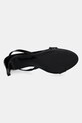 Calvin Klein sandały skórzane HEEL D'ORSAY SANDAL 70 - BRUSH L HW0HW02265 czarny