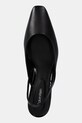 Кожаные туфли Calvin Klein HEEL SLING PUMP 50 - LTH чёрный HW0HW02267
