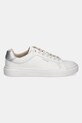 Kožené tenisky Calvin Klein CUPSOLE LACE UP W/ML - LTH HW0HW02288 biela SS25