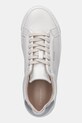 Kožené tenisky Calvin Klein CUPSOLE LACE UP W/ML - LTH biela HW0HW02288