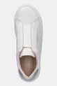 Кожени маратонки Calvin Klein CUPSOLE SLIP ON W/ML - LTH бял HW0HW02289