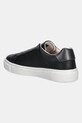 Obuwie Calvin Klein sneakersy skórzane CUPSOLE SLIP ON W/ML - LTH HW0HW02289 czarny