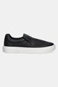Kožené tenisky Calvin Klein CUPSOLE SLIP ON - WOVEN LTH HW0HW02297 černá SS25