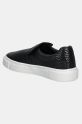 Obuwie Calvin Klein tenisówki skórzane CUPSOLE SLIP ON - WOVEN LTH HW0HW02297 czarny