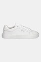 Kožené sneakers boty Calvin Klein CUPSOLE LACE UP - WOVEN LTH HW0HW02298 bílá SS25
