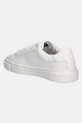 Boty Kožené sneakers boty Calvin Klein CUPSOLE LACE UP - WOVEN LTH HW0HW02298 bílá