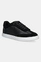 Кожаные кроссовки Calvin Klein CUPSOLE LACE UP - LTH SUE MIX плоская чёрный HW0HW02435