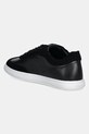 Încălțăminte Calvin Klein sneakers din piele CUPSOLE LACE UP - LTH SUE MIX HW0HW02435 negru