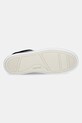 Calvin Klein sneakers din piele CUPSOLE LACE UP - LTH SUE MIX HW0HW02435 negru
