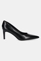 Кожени обувки с тънък ток Calvin Klein HEEL PUMP 70 - BRUSH L HW0HW02446 черен SS25