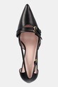 Coccinelle pantofi cu toc negru E4.SRF.13.01.01.001