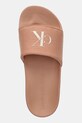 Boty Pantofle Calvin Klein Jeans SLIDE MONOGRAM WMNS YW0YW01835 oranžová
