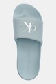 Calvin Klein Jeans klapki SLIDE MONOGRAM WMNS niebieski YW0YW01835