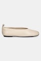 Calvin Klein Jeans baleriny skórzane BALLERINA LEATHER YW0YW01803 beżowy SS25