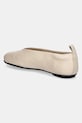 Obuwie Calvin Klein Jeans baleriny skórzane BALLERINA LEATHER YW0YW01803 beżowy