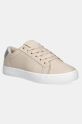 Кожаные кроссовки Calvin Klein Jeans CLASSIC CUPSOLE LOW OHB плоская бежевый YW0YW01799