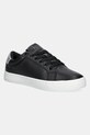 Kožené tenisky Calvin Klein Jeans CLASSIC CUPSOLE LOW OHB plochá čierna YW0YW01799