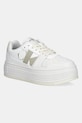 Calvin Klein Jeans sneakersy BOLD FLATF LOW LACEUP MIX NBS syntetyczny biały YW0YW01641