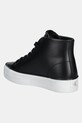 Obuv Kožené tenisky Calvin Klein Jeans BOLD VULC FLATF MID LTH IN YW0YW01634 čierna