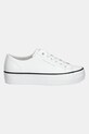Шкіряні кросівки Calvin Klein Jeans BOLD VULC FLATF LOW LTH IN YW0YW01633 білий SS25