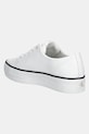 Încălțăminte Calvin Klein Jeans sneakers din piele BOLD VULC FLATF LOW LTH IN YW0YW01633 alb