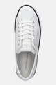 Шкіряні кросівки Calvin Klein Jeans BOLD VULC FLATF LOW LTH IN білий YW0YW01633
