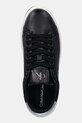Кожаные кроссовки Calvin Klein Jeans BOLD FLATF LOW MIX OHB чёрный YW0YW01632