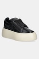 Kožené sneakers boty Giuseppe Zanotti Alma platforma černá RS50009.001