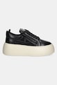 Kožené sneakers boty Giuseppe Zanotti Alma RS50009.001 černá SS25