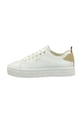 Gant sneakers din piele Avona piele întoarsă alb 30531921.G265