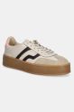 Gant sneakers din piele Cuzmani piele întoarsă bej 30533977.G105