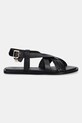 Gant sandale de piele Sunlaz 30561910.G00 negru SS25