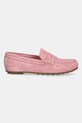 Gant mocasini din piele întoarsă Seabaya 30573932.G580 roz SS25