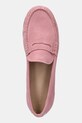 Gant mocasini din piele întoarsă Seabaya roz 30573932.G580