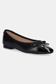 Kožené balerínky Steve Madden Ellison imitácia lakovanej kože čierna SM11002818.017