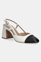 Usnjeni salonarji Steve Madden Zeina več kot 8 cm bež SM11003126.CM4
