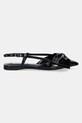 Kožené balerínky Steve Madden Dazzled SM11003531.017 čierna SS25