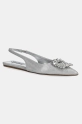 Balerinke Steve Madden Calista Odkrita peta srebrna SM11003625.SIG