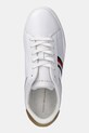 Tommy Hilfiger sneakersy skórzane ESSENTIAL COURT SNEAKER STRPS biały FW0FW08321