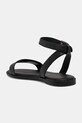 Обувь Кожаные сандалии Tommy Hilfiger ANKLE STRAP LEATHER SANDAL FW0FW08422 чёрный