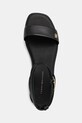 Кожаные сандалии Tommy Hilfiger ANKLE STRAP LEATHER SANDAL чёрный FW0FW08422