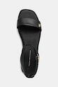 Tommy Hilfiger bőr szandál ANKLE STRAP LEATHER SANDAL fekete FW0FW08422