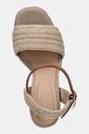 Sandále Tommy Hilfiger ROPE HEEL PLATFORM SANDAL béžová FW0FW08425