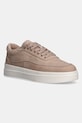 Tommy Hilfiger adidași din nubuc MODERN COURT SNEAKER NUBUCK mic de statură bej FW0FW08462